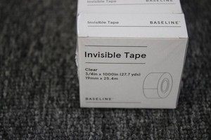Invisible Tape Clear 34in x 1000in...