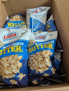 16 Bags movie butter popcorn dated April 26