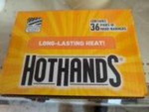 Case of 36 hot hands hand warmers