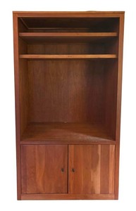 BR3 - Vintage Mid Century Modern Media Cabinet  Vintage Mid Century Modern Bookshelf