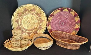 LR - Woven Bohemian Style Basket Assortment