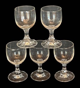 K - Set of Five Cordial Glasses