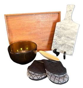 LR - Kitchen Tray, Marble Cutting Board, Cuisinart Oven Mits and More