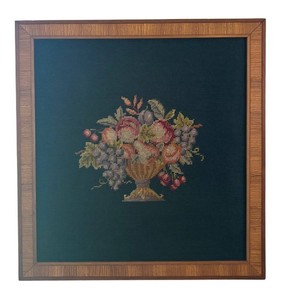 BR1 - Vintage Needlepoint Wall Decor