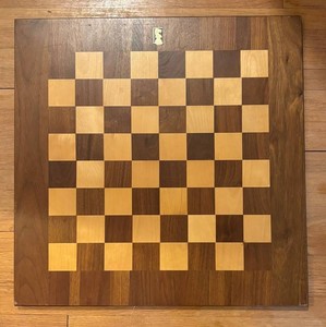 BR1 - Vintage  Drueke Double Sided Chess & Checkerboard