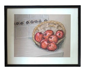 BR1 - Framed Still Life Apples Print