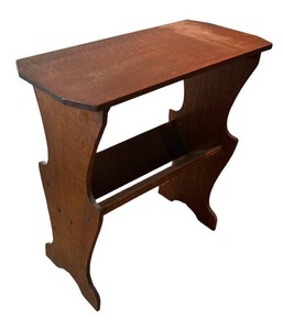 BR1 - Wooden Accent Table - Vintage Mission Style