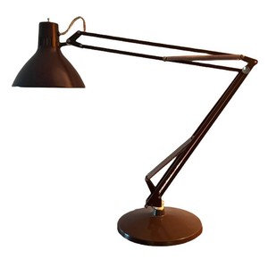 BR1 - Large Adjustable Desk Lamp Matte Black Spring-Arm