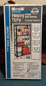 LLR - New Heavy Duty Steel Shelving by Hirsh Shelving
