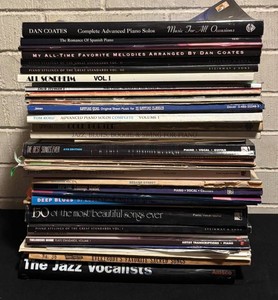 LLR - Music Books & Sheet Music Mixed Lot - Jazz, Piano, Vocal & Standards