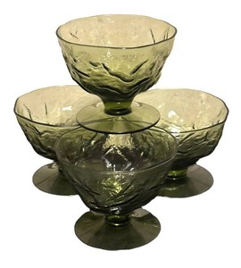 LLR - Set of Four Vintage Seneca Driftwood Fruit Dishes