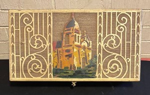 LLR - Vintage Decorative Wooden Box Hand-Painted Keepsake Box
