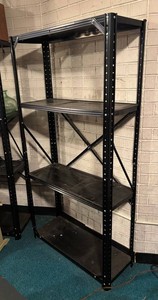 LLR - Black Metal Storage Shelf
