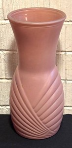LLR - Art Deco Soft Pink Glass Vase