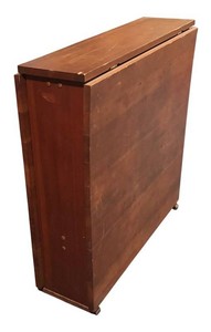 LLR - Vintage Drop Leaf Table Bruno Mathsson Maria Style Swedish Teak