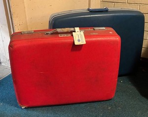 LLR - Two Vintage Suitcases - American Tourister & Samsonite