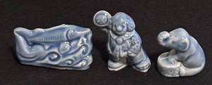 K - Trio of Wades Whimsies Figurines