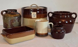 DR - Stoneware Crockery Set - (Lot of 6)