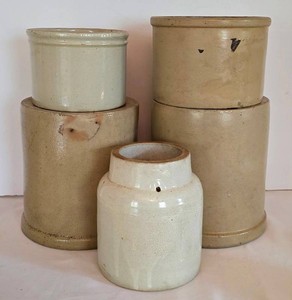 DR - Vintage Crocks including Red Wing Crocks (Lot of 5)