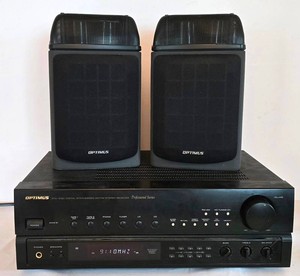 DR - Vintage Stereo Receiver With Speakers - Optimus STA-3190 & Pro LX5