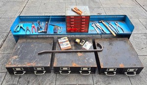G - Vintage Craftsman Tool Storage & Hand Tool Mixed Lot