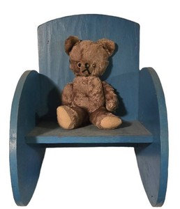 LL - Childs Rocking Chair & Jointed Bear Mixed Lot