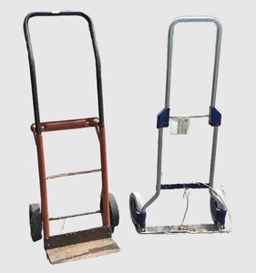 G - Dolly Pair - Ruxxac Fold-Flat Cart & Orange Dolly