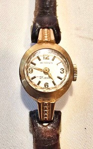DR - Vintage Wristwatch - Benrus 21 Jewels Gold Plated Untested