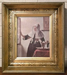 LL - Framed Print Under Glass 13.5 X 15.25 in Gilt Frame
