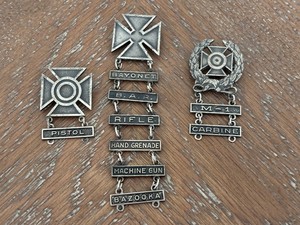 U.S. Army Marksman Badge and Bars