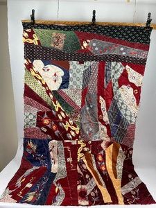 Vintage Necktie Crazy Quilt - Not Finished