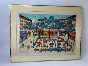 Montmarte - Artist Heine Signed Print 23300