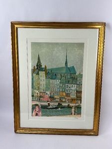 Canal - Artist Ramon Dilley Signed Print 46250