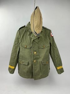 Vintage Clothing Kids Military Style Jacket and Hat
