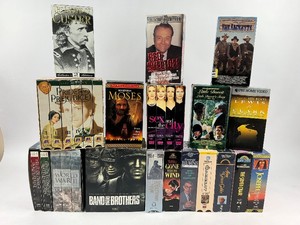 Lot of VHS Movies, TV Series, Specials, and Box Sets