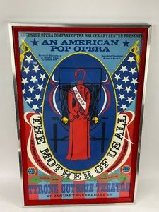 1967 The Mother of Us All The Walker Art Center Presents An American Pop Opera Framed Poster