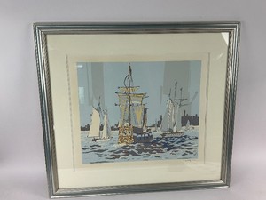 Op Sail - Artist Philip Kelsey Signed Serigraph Print 78150