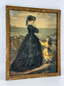 Farewell - Antique Victorian Framed Print