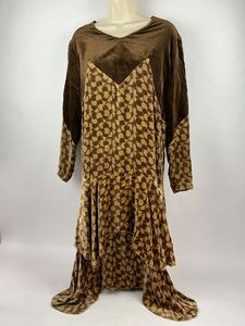 Vintage Clothing Velvet Dress Gown