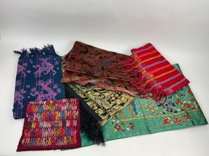 Vintage Fabric Handwoven Textiles Tzute Table Runners