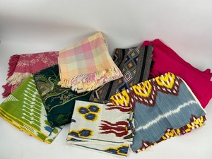 Vintage Fabrics Uzbek Ikat Textile and Table Clothes