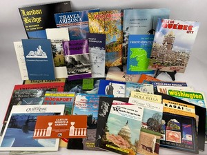 Vintage Travel Books Ephemera- US, Canada, England
