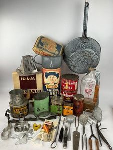Vintage Antique Kitchen Items and Utensils