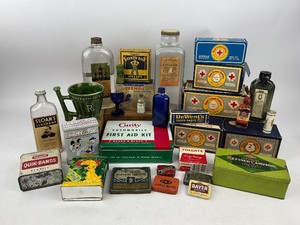 Vintage Antique Bathroom Items