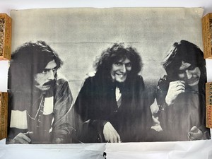 Large Original 1968 Eric Clapton Cream Poster