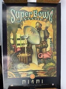 NFL Super Bowl 33 Official Poster