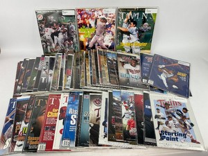 Minnesota Twins Magazines & Scorecards with a Range of dates from 2000-2024