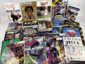 27 Minnesota Twins Year Books from 1975-2012 - Including World Series & All Star Game