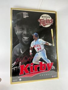 1992 Kirby Puckett Framed Poster