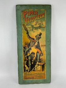 National Tobacco Works - Piper Heidsieck Plug Tobacco Advertising